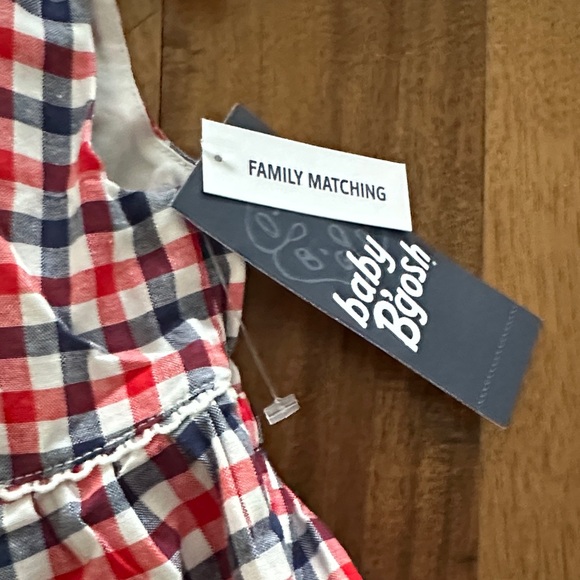 Baby B’gosh Red and Blue Plaid Sleeveless Dress - NWT Sz 24 months - Picture 2 of 6